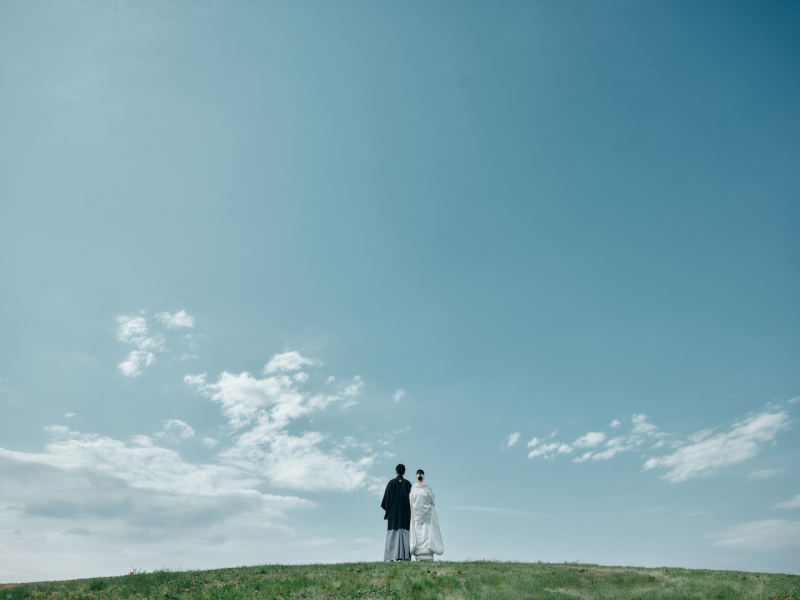 軽井沢店【桜と菜の花】の穴場スポット和装ver.