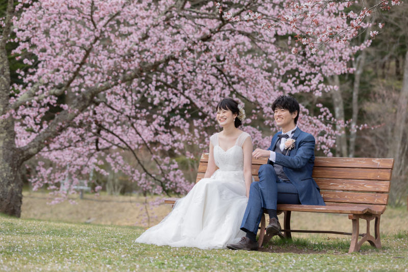  軽井沢桜ロケーション