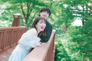 大自然の中で！