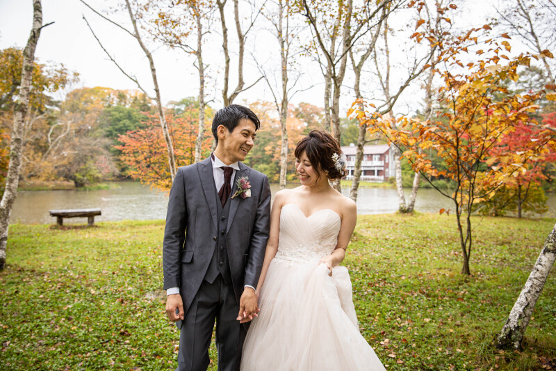 軽井沢タリアセンの紅葉ロケがおすすめ!