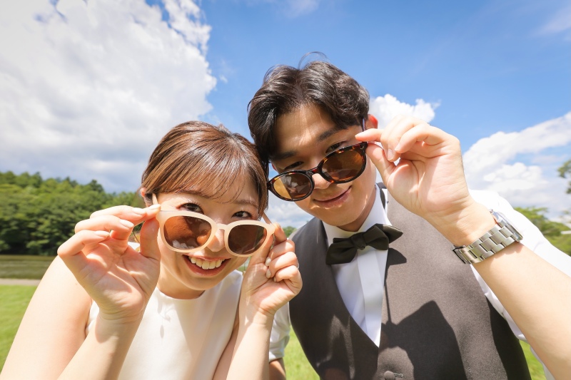 軽井沢タリアセンで過ごす、自然と笑顔あふれるフォトウェディング
