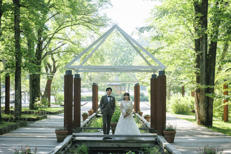  軽井沢で和装と洋装ロケーション満喫プラン♪