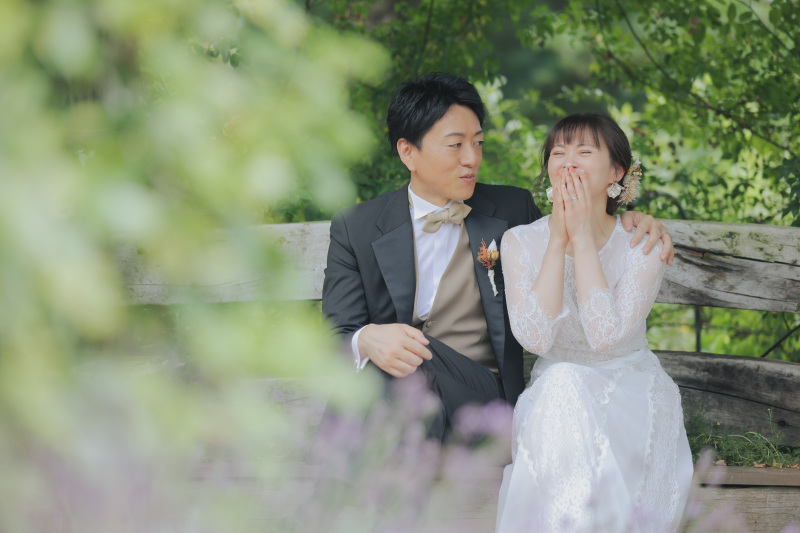 お花も見納め？ラベンダーとお花のロケーション！