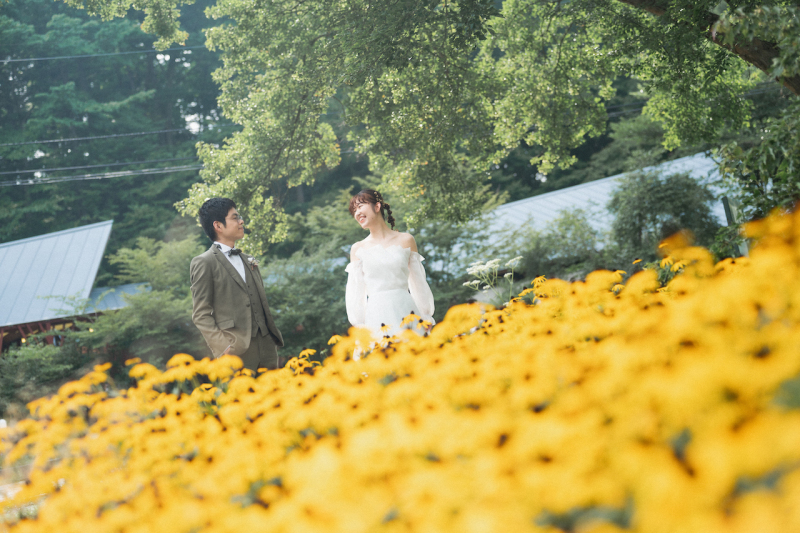季節の花と一緒に｜6月・7月の軽井沢フォトウェディング