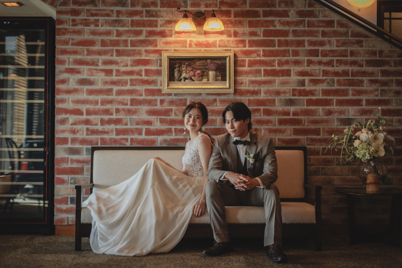 雨の日でも安心｜軽井沢で叶える室内フォトウェディング