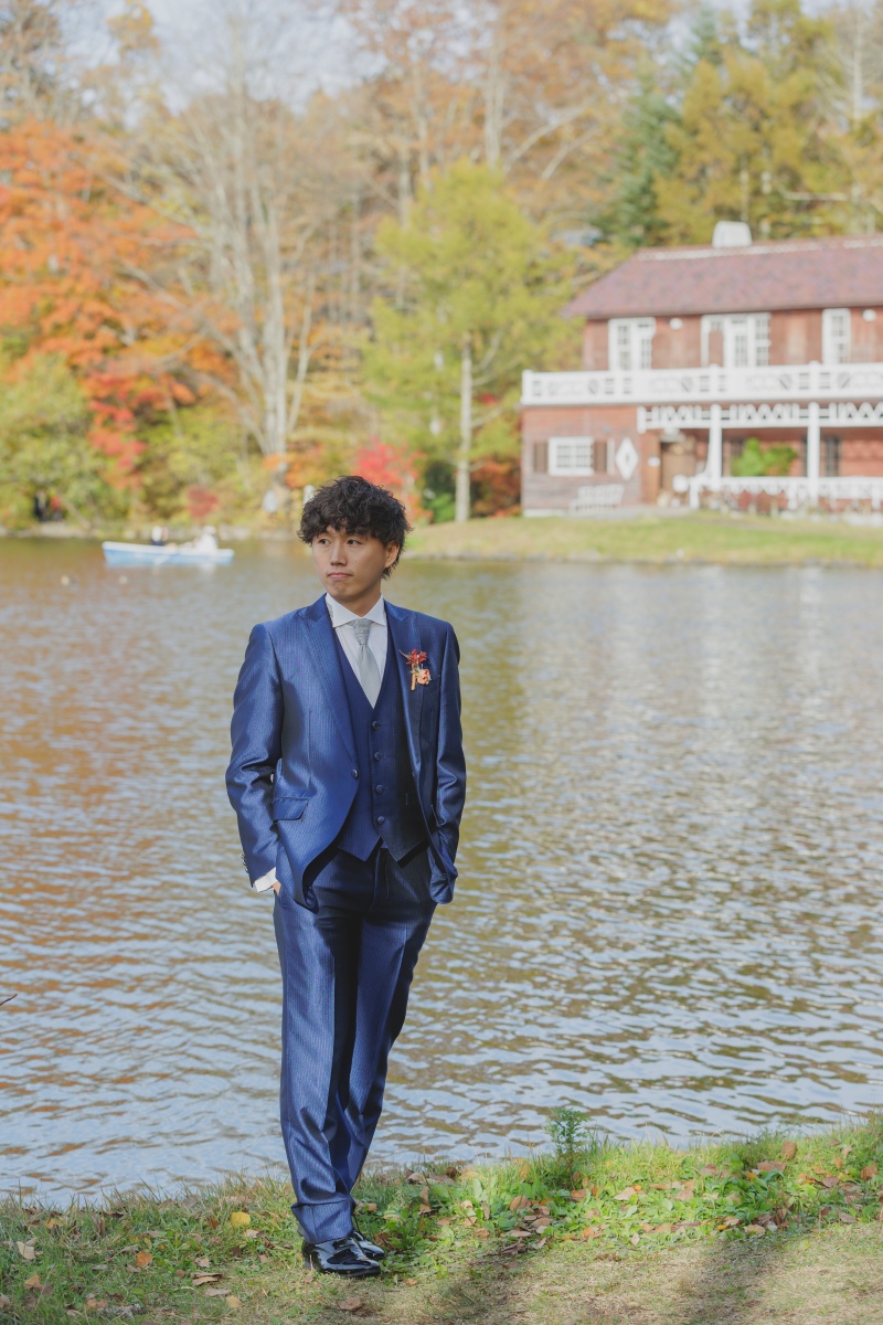 軽井沢紅葉和装+洋装ロケーション撮影