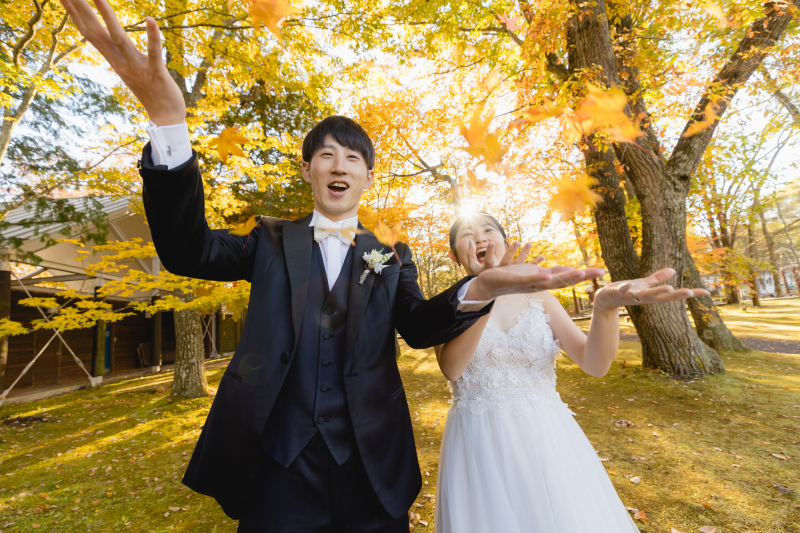 タリアセンで紅葉フォト