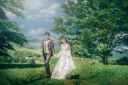 新緑フォトウェディングにぴったりの衣装|軽井沢フォトウェディング