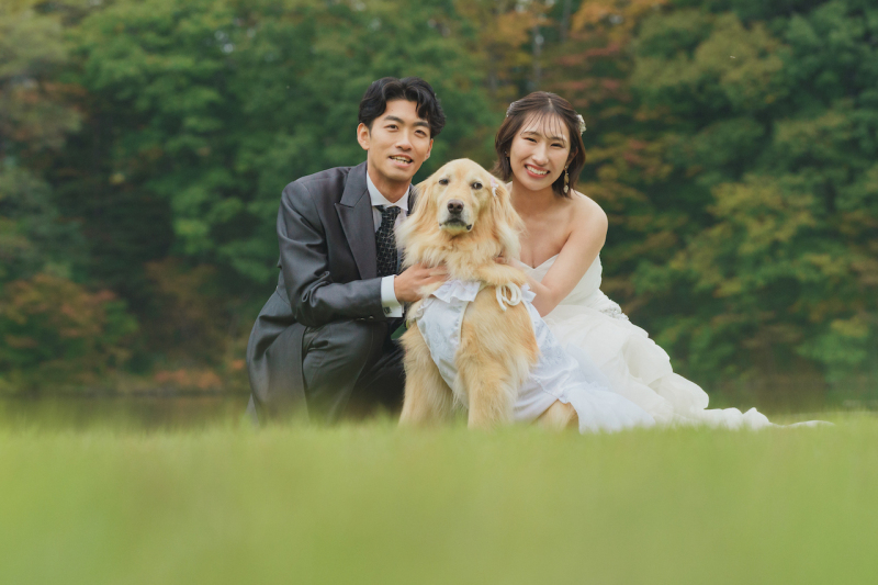 愛犬との夏旅に｜軽井沢フォトウェディング