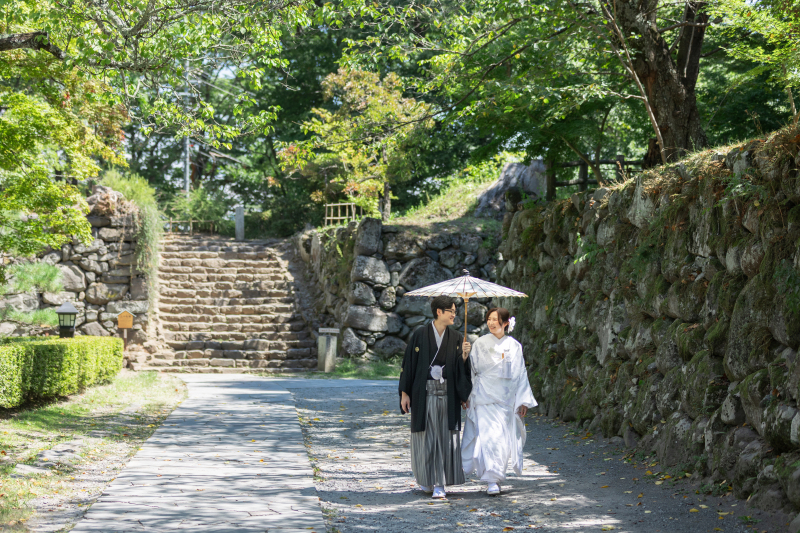 夏の日差しが映える小諸懐古園!