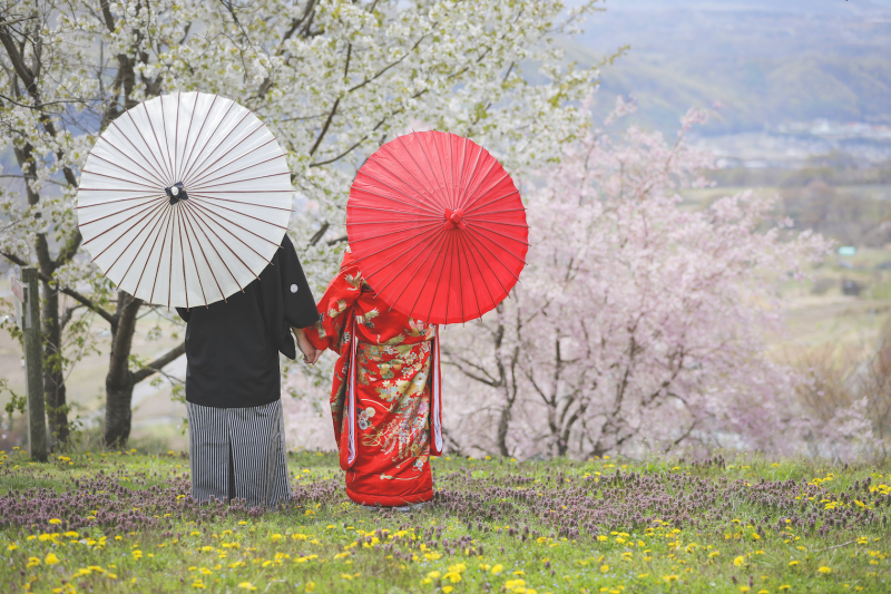 軽井沢の桜ロケーション*