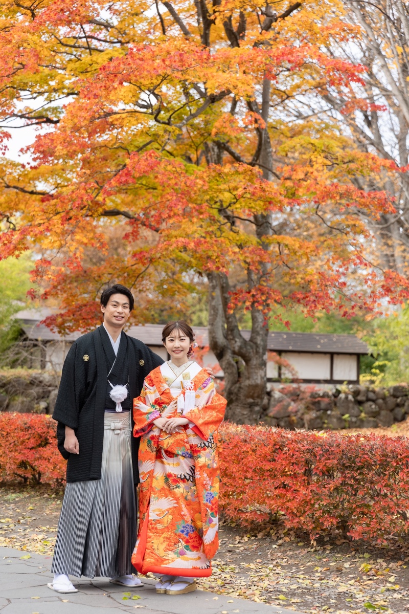 和装紅葉撮影【小諸懐古園】