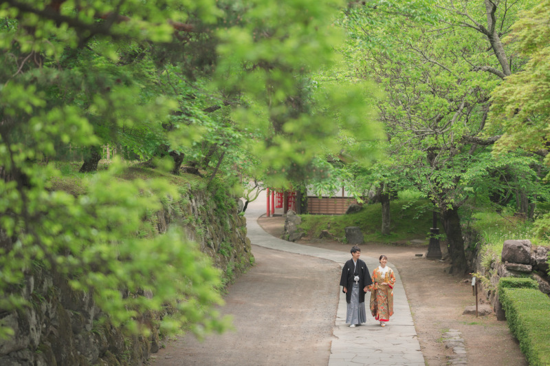 和装!5.6月は緑がとっても綺麗!小諸懐古園