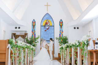 チャペル撮影で残せる結婚写真♫