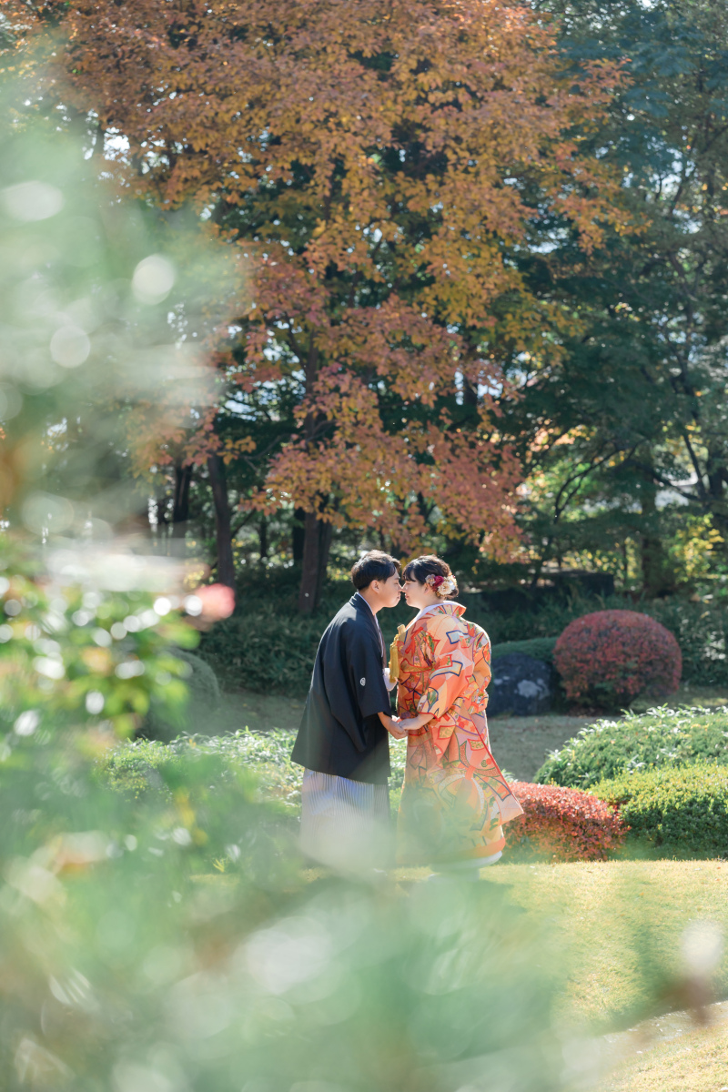 万酔園のいちょう並木 photo by 谷澤明美