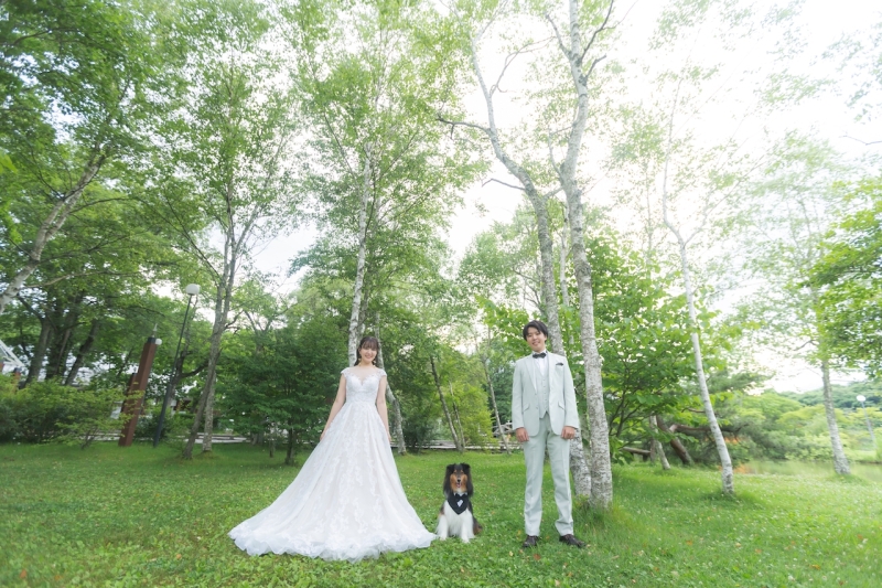 ペットと一緒に叶える軽井沢フォトウェディング|“旅行ごと”楽しむ特別な一日