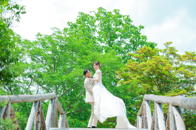 わんちゃんも一緒にフレッシュな新緑と photo by谷澤明美