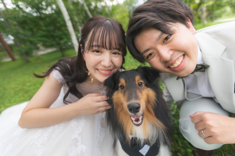愛犬との夏旅に｜軽井沢フォトウェディング