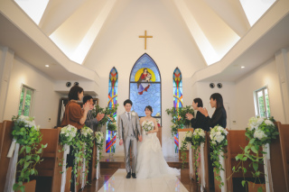 チャペルで家族を呼んで♫