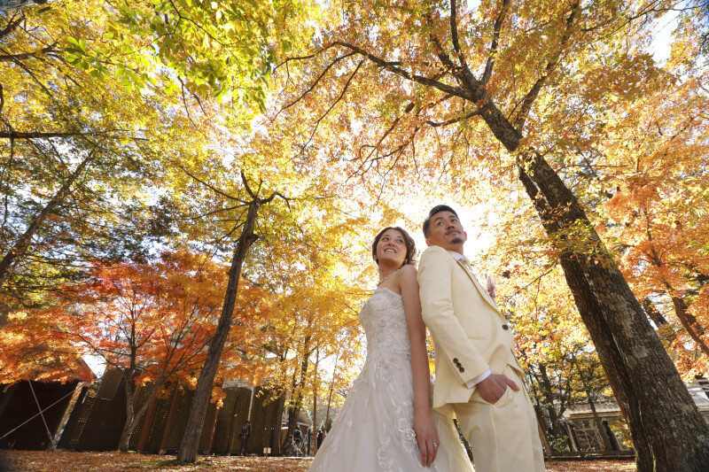 軽井沢タリアセンの紅葉ロケがおすすめ!