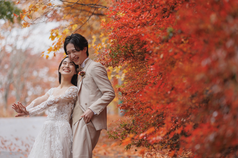 軽井沢で紅葉ロケーション!