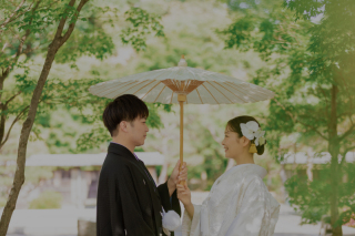 ＼緑あふれる❀自然の中での和装ロケーション／