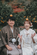 冬ならでは！ミカン畑でのお写真も❀