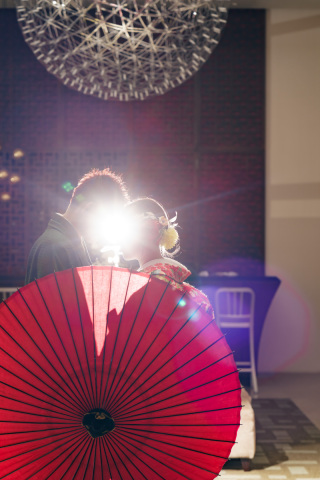 和傘×色打掛で和テイスト満載のお写真を!