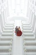 真っ白なチャペル&times;カラードレス