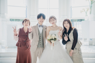 ＼天候を気にせず☀　全天候型チャペルでの撮影を／