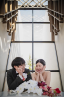 開放感を感じる森のチャペルで❀