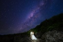 星空フォトウェディング