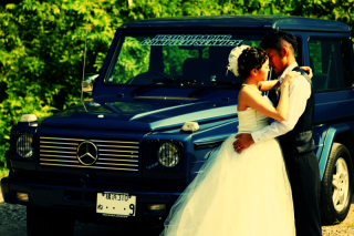 ベンツゲレンデと撮影