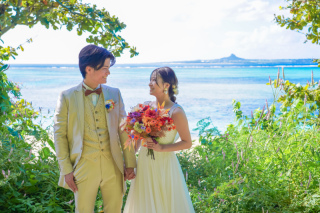 フクギ並木とビーチでのお写真紹介