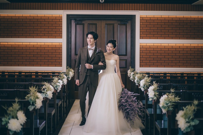 チャペルでのフォトウェディング