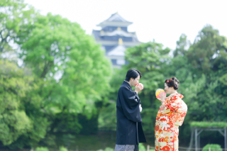 小物使って撮影♪