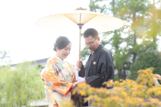 倉敷美観地区も秋色＊