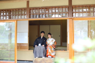 和部屋での撮影