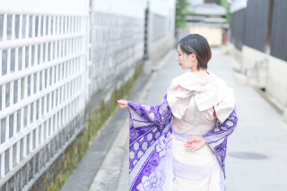倉敷美観地区で振袖フォト♩