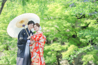 自然豊かな美観地区