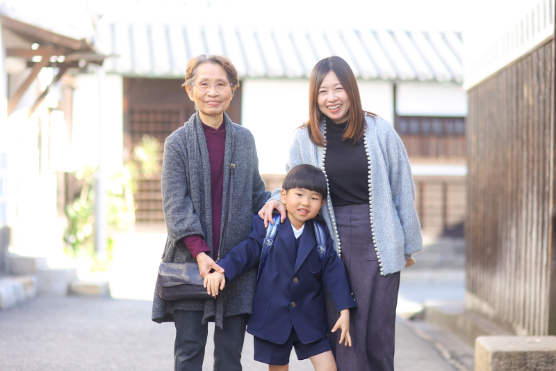 お子様の記念撮影