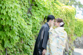 美観地区店和装ロケ