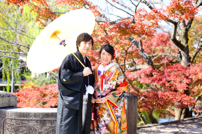 美観地区も紅葉が綺麗です☆