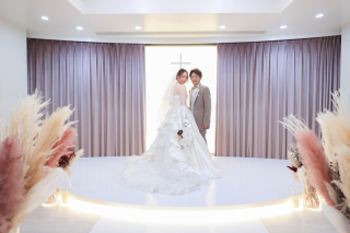 チャペルでの撮影&hearts;