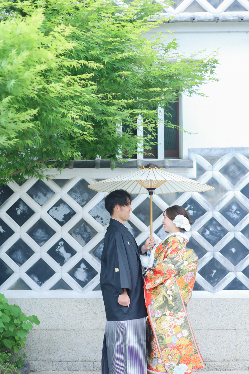 美観地区新緑ロケーション