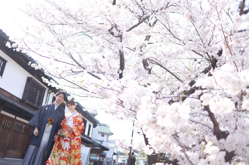 桜シーズンに撮影をお考えのおふたりへ♪