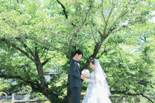 美観地区で洋装撮影はいかがですか♪