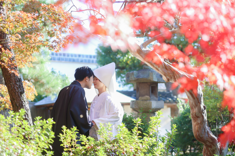 美観地区紅葉ロケーション