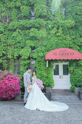 洋装ロケーション撮影