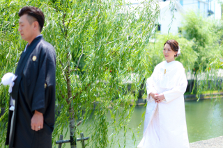 美観地区でフォトウェディング